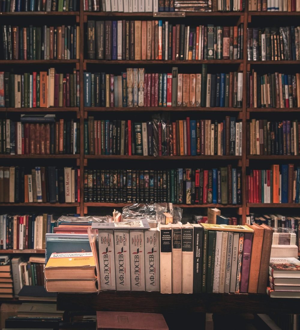pexels-photo-2908984-2908984 A tranquil library filled with books on wooden shelves, offering a warm, inviting atmosphere.